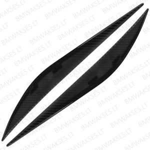 BMW F30/F31/F34/F35 Priekinių žibintų karbono imitacijos apdailos (antakiai)