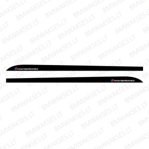 BMW F10 slenksčių Performance matinių lipdukų komplektas