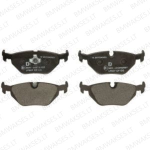 BMW E36/E46/E85/E86 Galinių stabdžių trinkelės