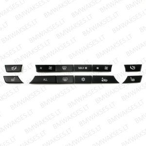 BMW F01/F06/F10/F11 AC valdymo mygtukų rinkinys 12 vnt.