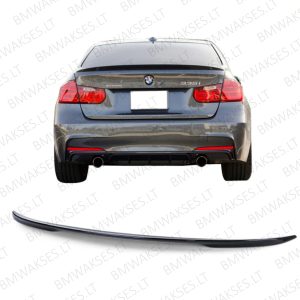 BMW F30 Performance juodas blizgus spoileris