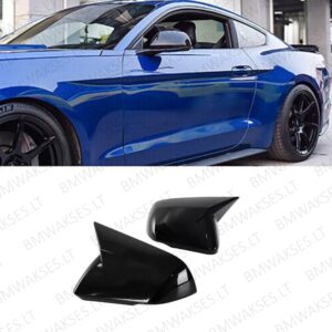 Ford Mustang Horn Style veidrodėlių dangteliai su posukiu (2015-2023)
