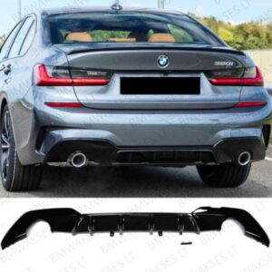 BMW G20/G21 PRE-LCI M-Sport galinio bamperio difuzorius