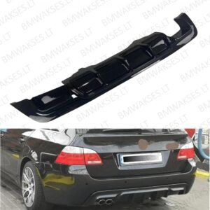 BMW E60/E61 M-Sport galinio bamperio difuzorius 2×0